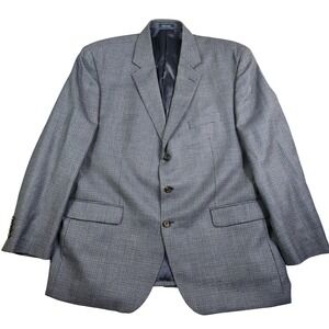 Ralph Lauren Blazer Mens 48R Blue Grey Wool Houndstooth Sport Coat Dillard's